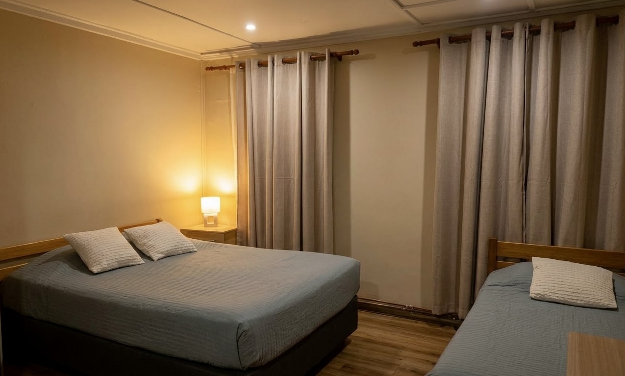 Habitación con dos camas